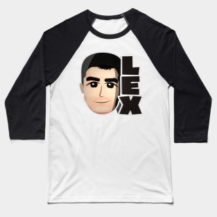 Lex Icon - Lex Fridman Fan Design Baseball T-Shirt